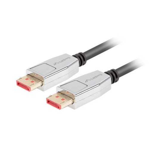 Lanberg ca-dpdp-20cu-0010-bk cable displayport 20 pin v1.4 1m 8k