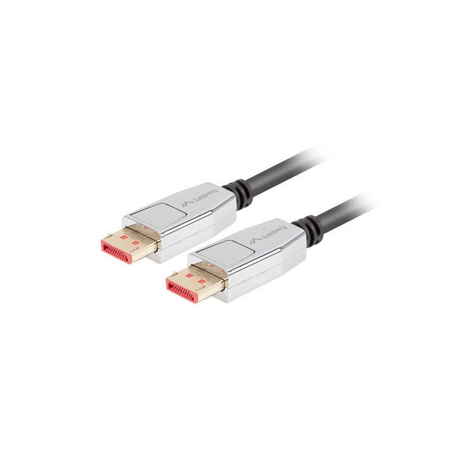Lanberg ca-dpdp-20cu-0010-bk cable displayport 20 pin v1.4 1m 8k