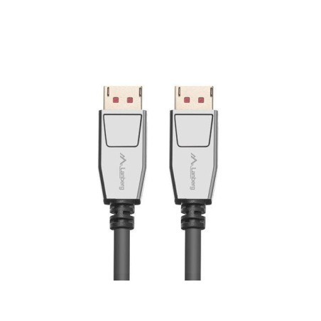 Lanberg ca-dpdp-20cu-0010-bk cable displayport 20 pin v1.4 1m 8k