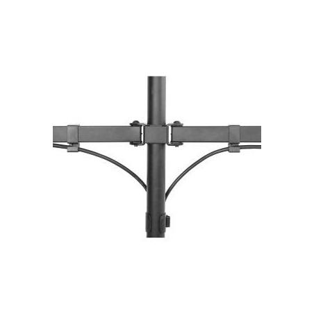 Soporte de sobremesa maclean para 2 monitores lcd mc-884