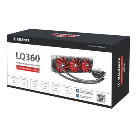 Xilence liqurizer lq360, refrigeración por agua negro rojo