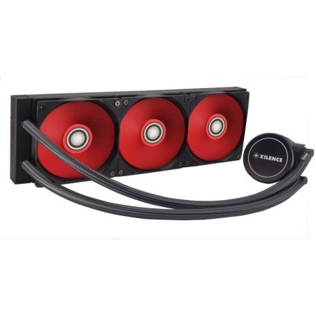 Xilence liqurizer lq360, refrigeración por agua negro rojo