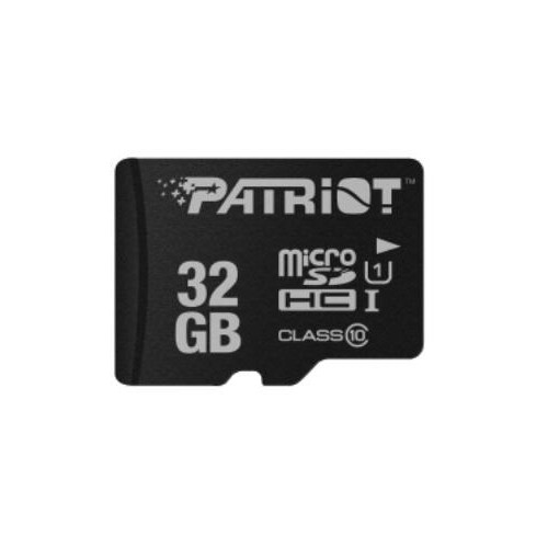 Micro sd patriot 32gb microsdhc card lx series uhs-i/class 10