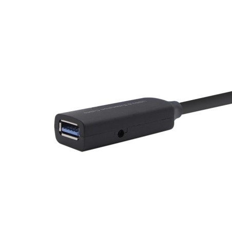 Aisens cable usb 3.0 prolongador con amplicador y alim - tipo a/m-a/h - 10m - negro
