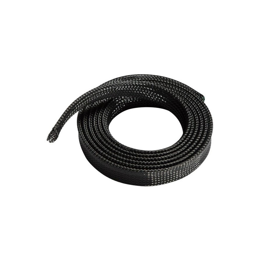Aisens organizador de cable poliester 20mm - 1m - negro