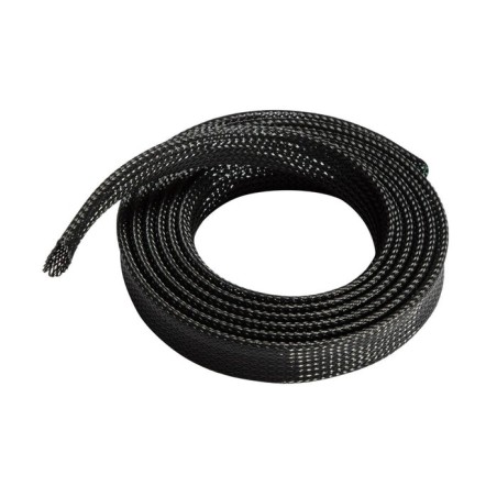 Aisens organizador de cable poliester 20mm - 1m - negro