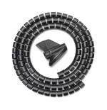 Aisens organizador de cable en espiral 25mm - 1m - negro