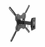 Aisens soporte eco giratorio - inclinable para monitor/tv 30kg (2 pivotes) (tv 32"-55") - negro