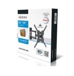 Aisens soporte de pared inclinable para tv de 32-55'/ hasta 30kg