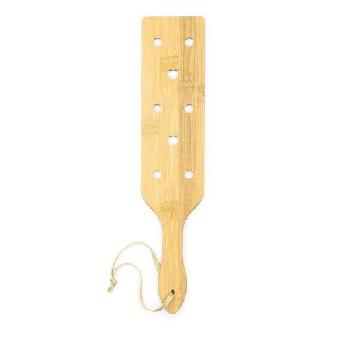 Pala de bambú con corazones 33 cm