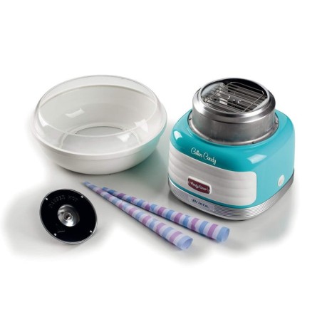 Máquina de algodón de azúcar ariete cotton candy 500w azul