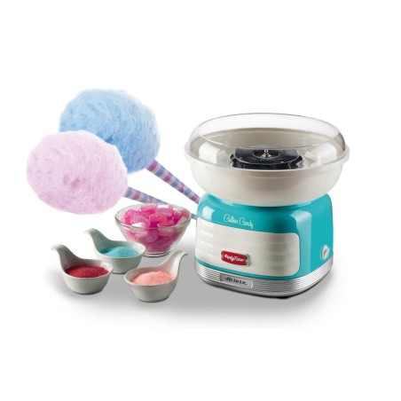Máquina de algodón de azúcar ariete cotton candy 500w azul