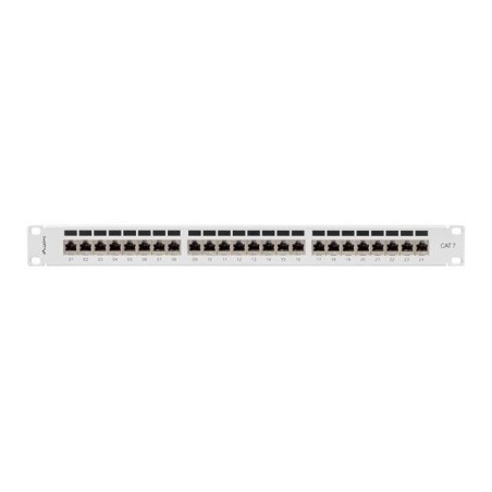 Lanberg pps7-1024-s patch panel 24 puertos 1u cat.7 ftp gris