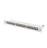 Lanberg pps7-1024-s patch panel 24 puertos 1u cat.7 ftp gris