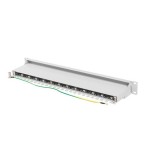 Lanberg pps7-1024-s patch panel 24 puertos 1u cat.7 ftp gris