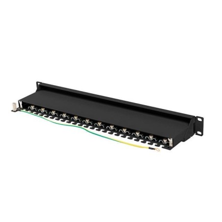 Lanberg pps7-1024-b patch panel 24 puertos 1u cat.7 ftp negro