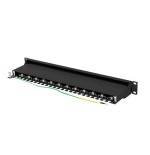 Lanberg pps7-1024-b patch panel 24 puertos 1u cat.7 ftp negro