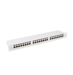 Lanberg ppsa-1024-s patch panel 24 puertos 1u cat.6a ftp gris