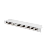 Lanberg ppsa-1024-s patch panel 24 puertos 1u cat.6a ftp gris