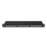 Lanberg ppsa-1024-b patch panel 24 puertos 1u cat.6a ftp negro