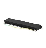 Lanberg ppsa-1024-b patch panel 24 puertos 1u cat.6a ftp negro