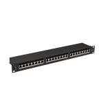 Lanberg ppsa-1024-b patch panel 24 puertos 1u cat.6a ftp negro