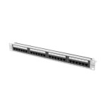 Lanberg ppua-1024-s patch panel 24 puertos 1u cat.6a utp gris