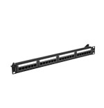 Lanberg ppua-1024-b patch panel 24 puertos 1u cat.6a utp negro