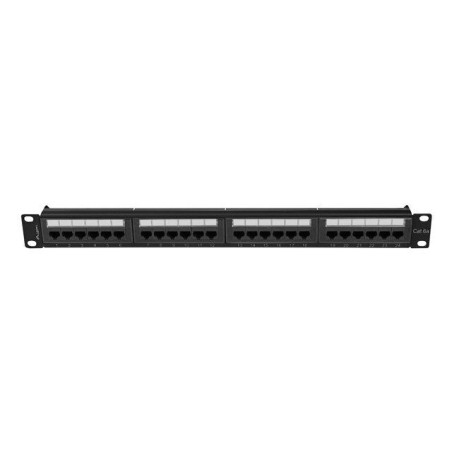 Lanberg ppua-1024-b patch panel 24 puertos 1u cat.6a utp negro