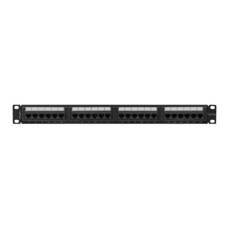 Lanberg ppua-1024-b patch panel 24 puertos 1u cat.6a utp negro