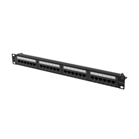 Lanberg ppua-1024-b patch panel 24 puertos 1u cat.6a utp negro