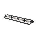 Lanberg ppua-1024-b patch panel 24 puertos 1u cat.6a utp negro