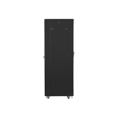 Lanberg ff01-6842-23b rack gabinete 19 "independiente 42u / 600x800 paquete plano autoarmable con puerta malla black
