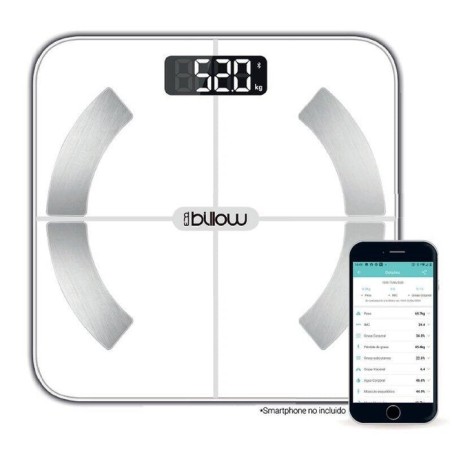 Billow xfit bascula inteligente bluetooth 4.0