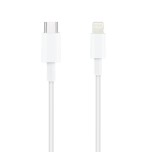 Nanocable cable usb-c macho a lightning macho 2m - blanco