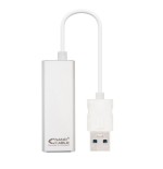 Nanocable conversor usb 3.0 a ethernet gigabit 10/100/1000 mbps - 15cm - aluminio