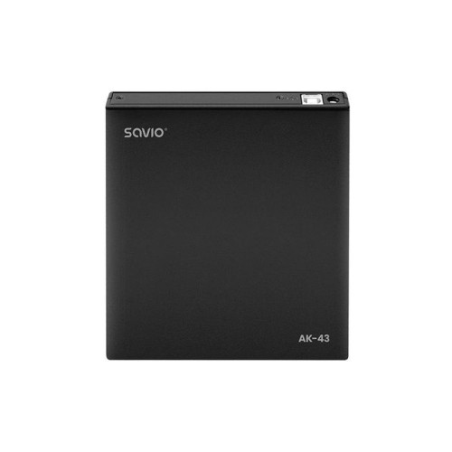 Grabadora externa savio ak-43 slim drive  cd / dvd r / rw - negro usb
