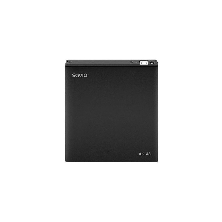 Grabadora externa savio ak-43 slim drive  cd / dvd r / rw - negro usb