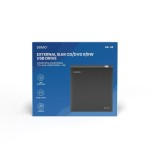 Grabadora externa savio ak-43 slim drive  cd / dvd r / rw - negro usb