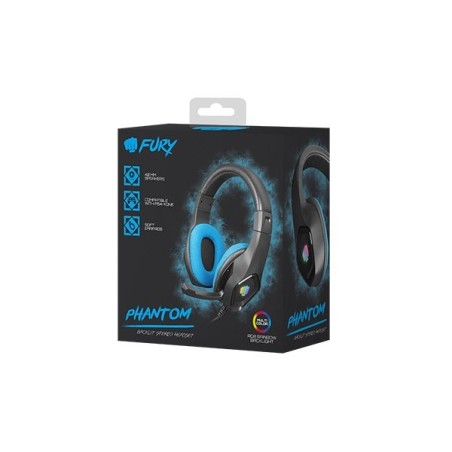 Natec auriculares fury phantom (micrófono)