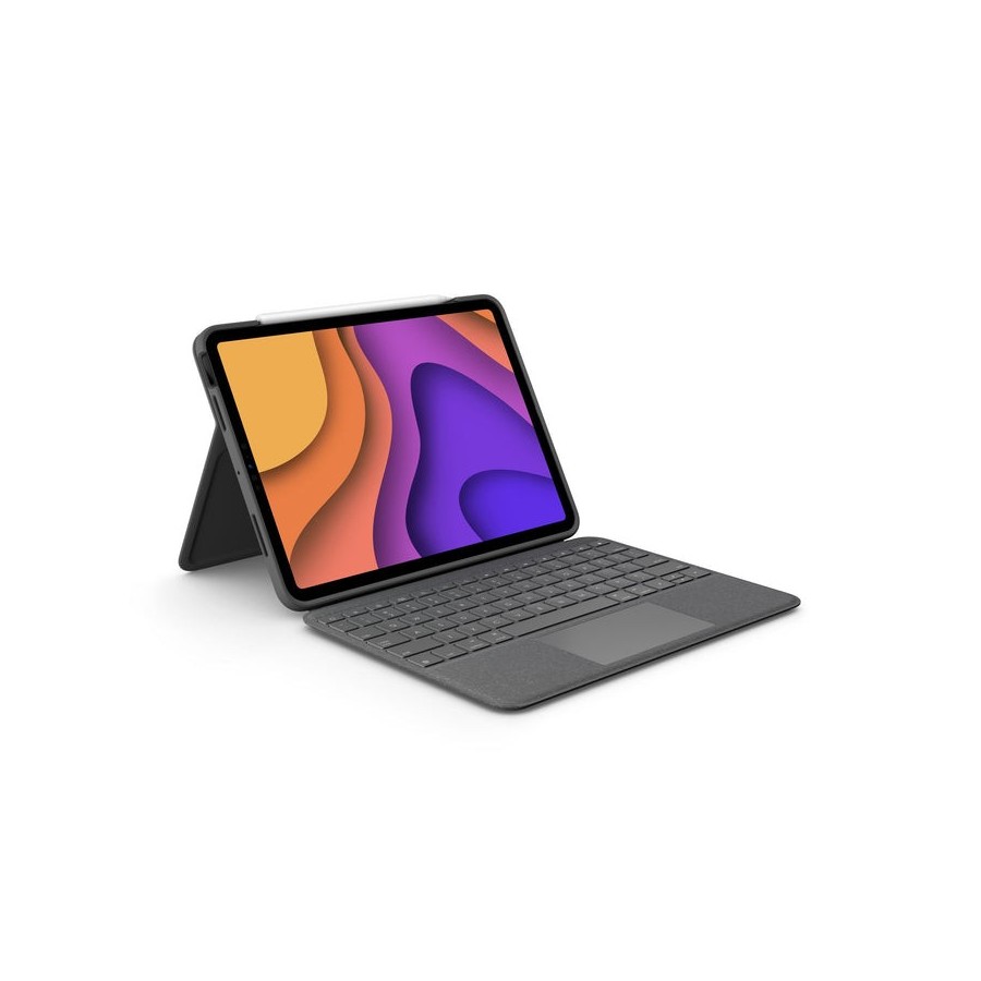Logitech folio ipad touch azerty francés gris smart connector