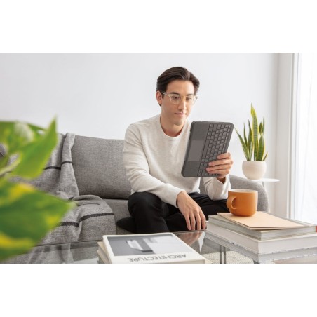 Logitech folio ipad touch azerty francés gris smart connector