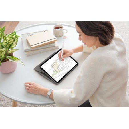 Logitech folio ipad touch azerty francés gris smart connector