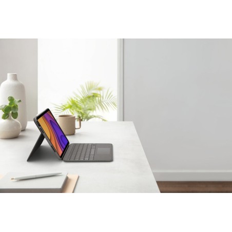 Logitech folio ipad touch azerty francés gris smart connector