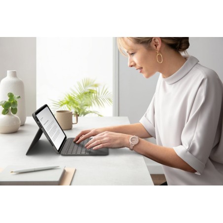 Logitech folio ipad touch azerty francés gris smart connector