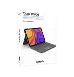 Logitech folio ipad touch azerty francés gris smart connector