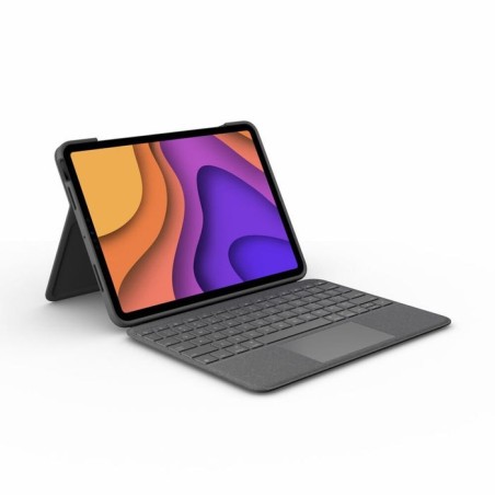 Logitech folio ipad touch qwertz alemán gris smart connector