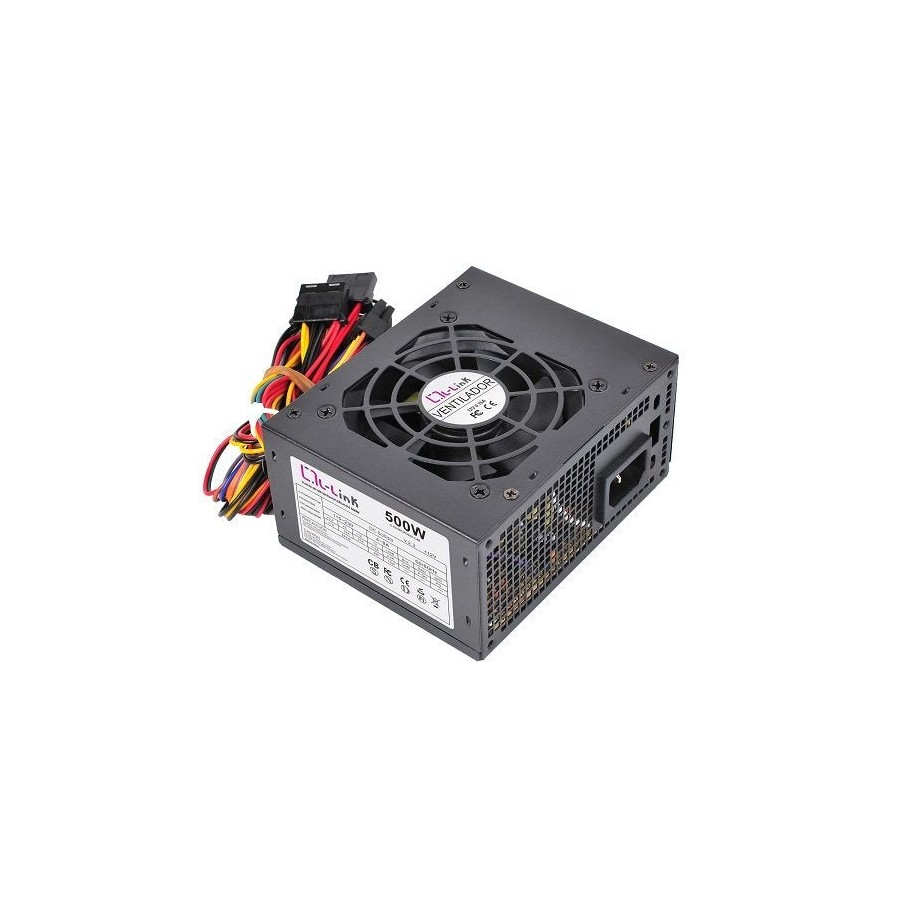 Fuente de alimentación l-link microatx 500w ll-ps-micro-500-cab (10)