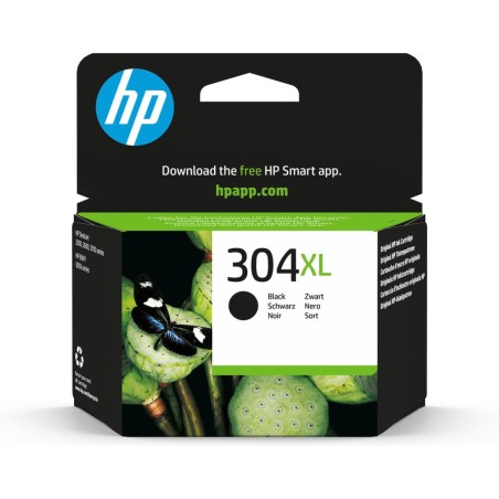 Tinta original hp 304 xl alta capacidad negro n9k08ae