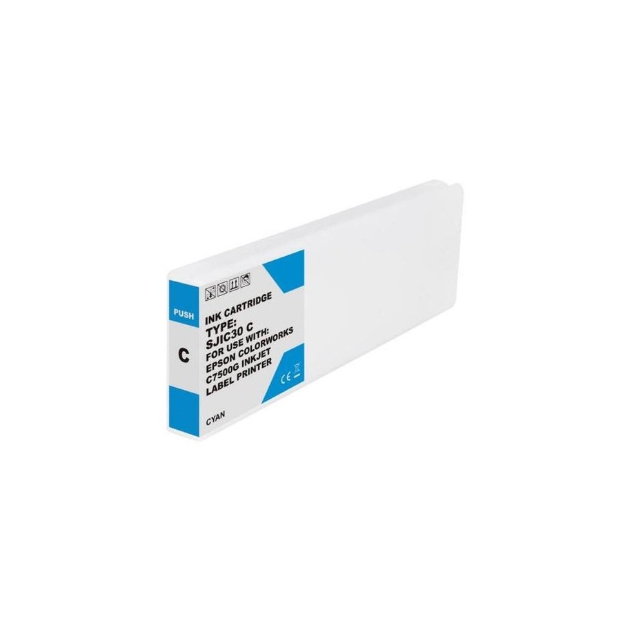 Epson sjic30p cyan tinta pigmentada generico - reemplaza c33s020640/sjic30p(c)
